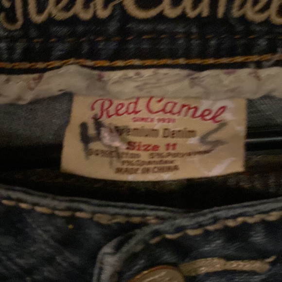 Red camel jeans like new - Picture 2 of 5